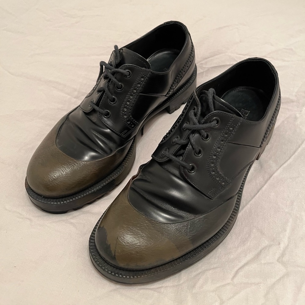Prada Leather Brogues / Loafers / Oxfords